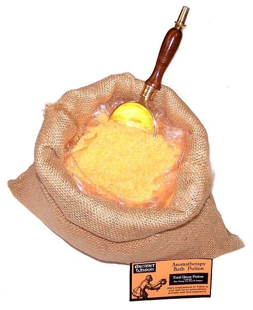 Total Detox Bath Potion | 7kg Hessian Sack | Luxury Aromatherapy Bath Soak | Made in UK