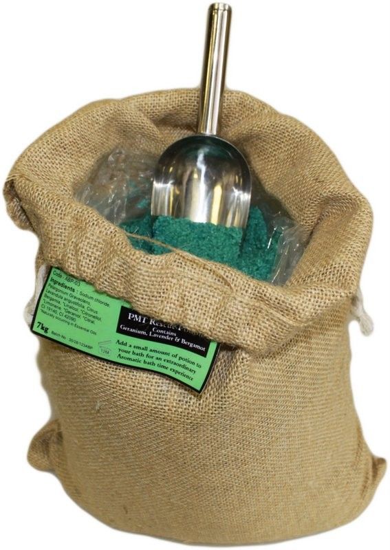 PMT Bath Potion | 7kg Hessian Sack | Soothing Aromatherapy Bath Soak | Made in UK