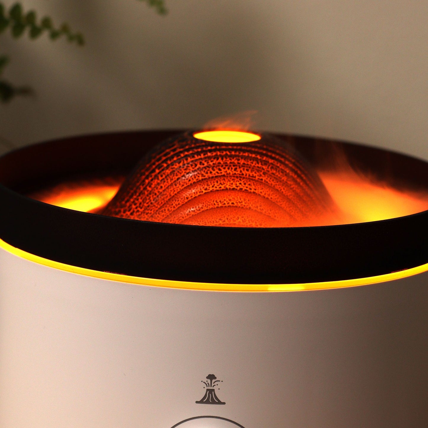Large Volcano Effect Aroma Diffuser 560ml | Colour Changing LED Humidifier Gift