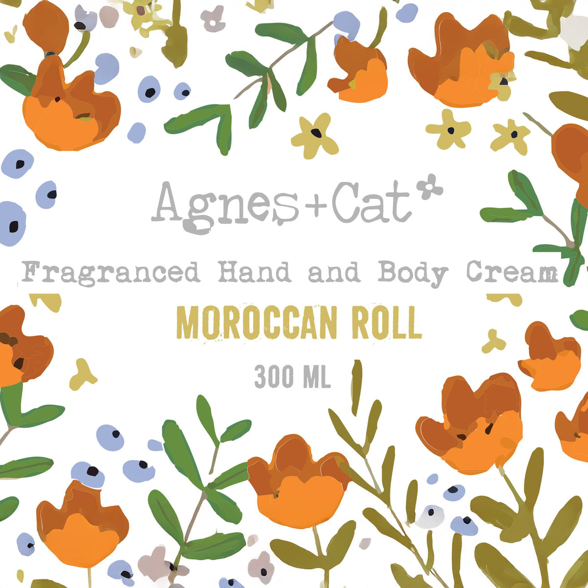 Agnes + Cat Moroccan Roll Hand & Body Cream | Warm Spiced Moisturiser | Made in Sheffield