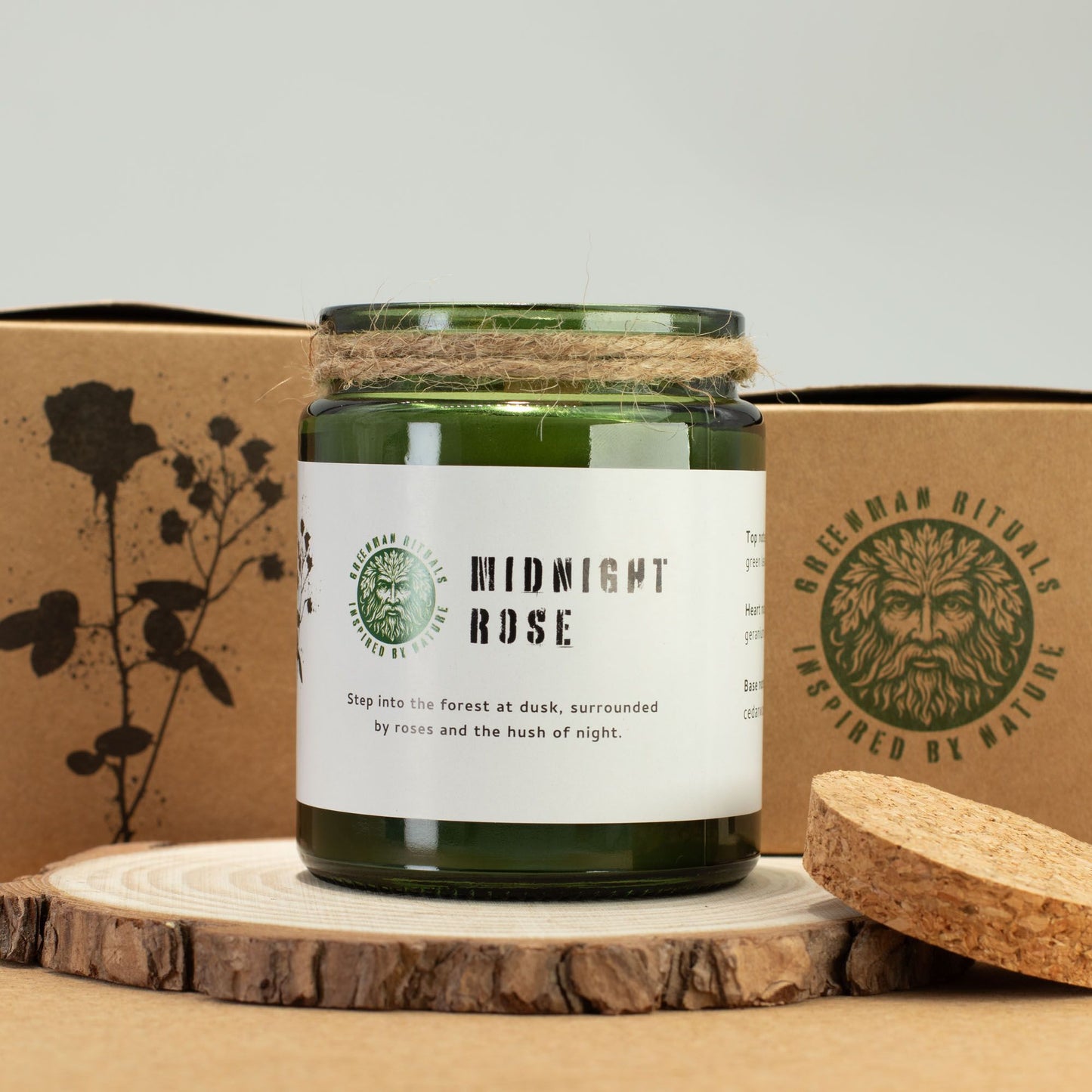 Midnight Rose Woodwick Soy Candle | Sage & Mintwood Dark Floral Home Fragrance Gift