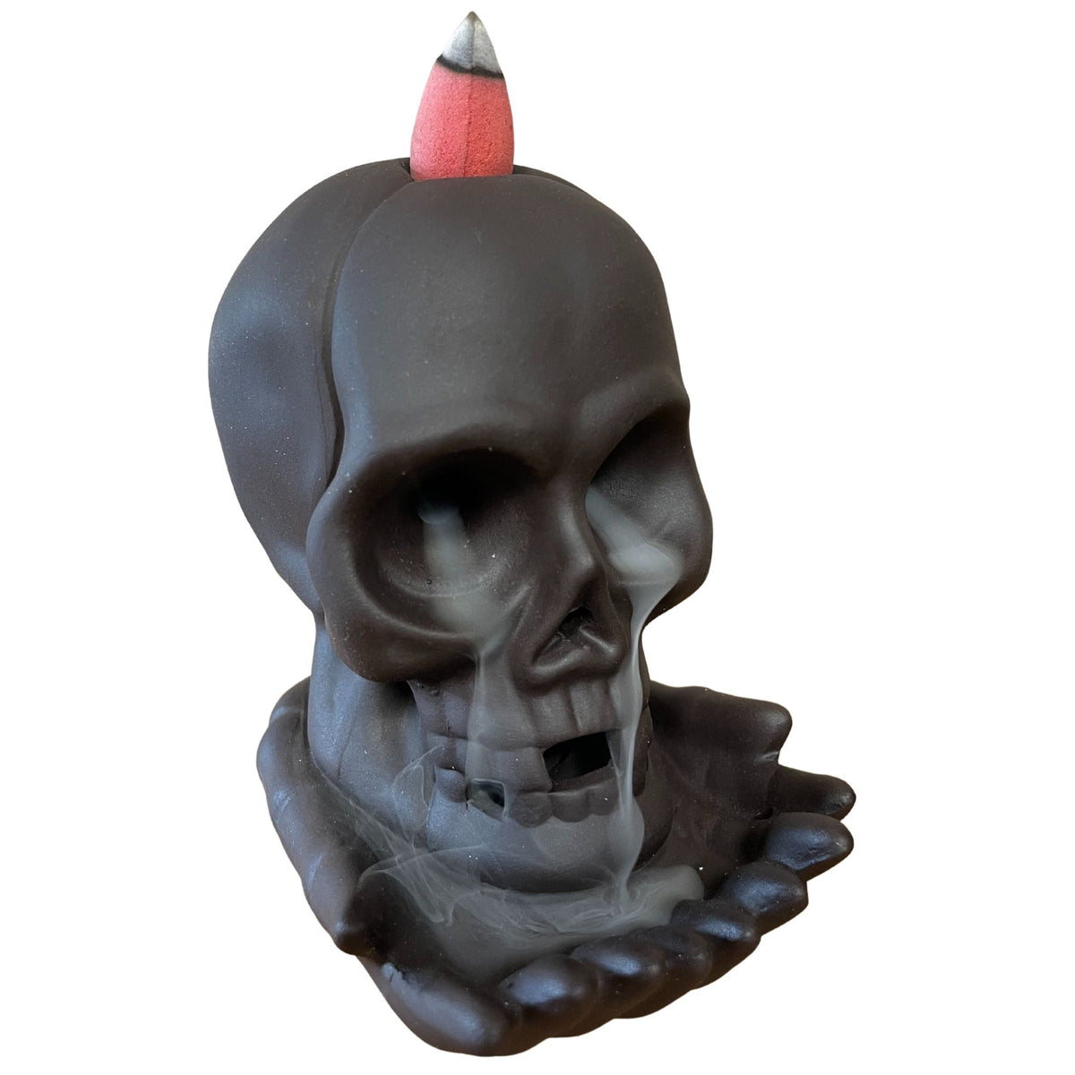 Weeping Skull LED Backflow Incense Burner | Gothic Halloween Décor