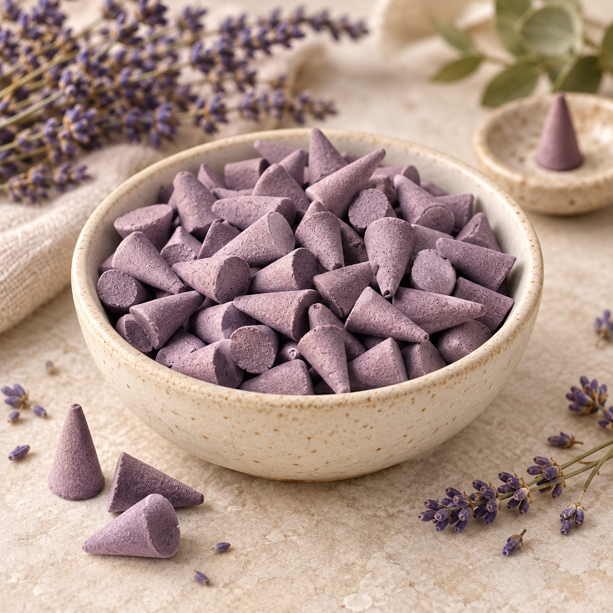 Lavender Incense Cones | Bumper Pack approx. 850 Cones | Aromatherapy Home Fragrance
