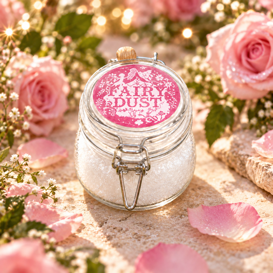 Agnes & Cat Japanese Bloom Fairy Dust Bath Powder | 500g | Vegan Luxury Floral Bath Gift