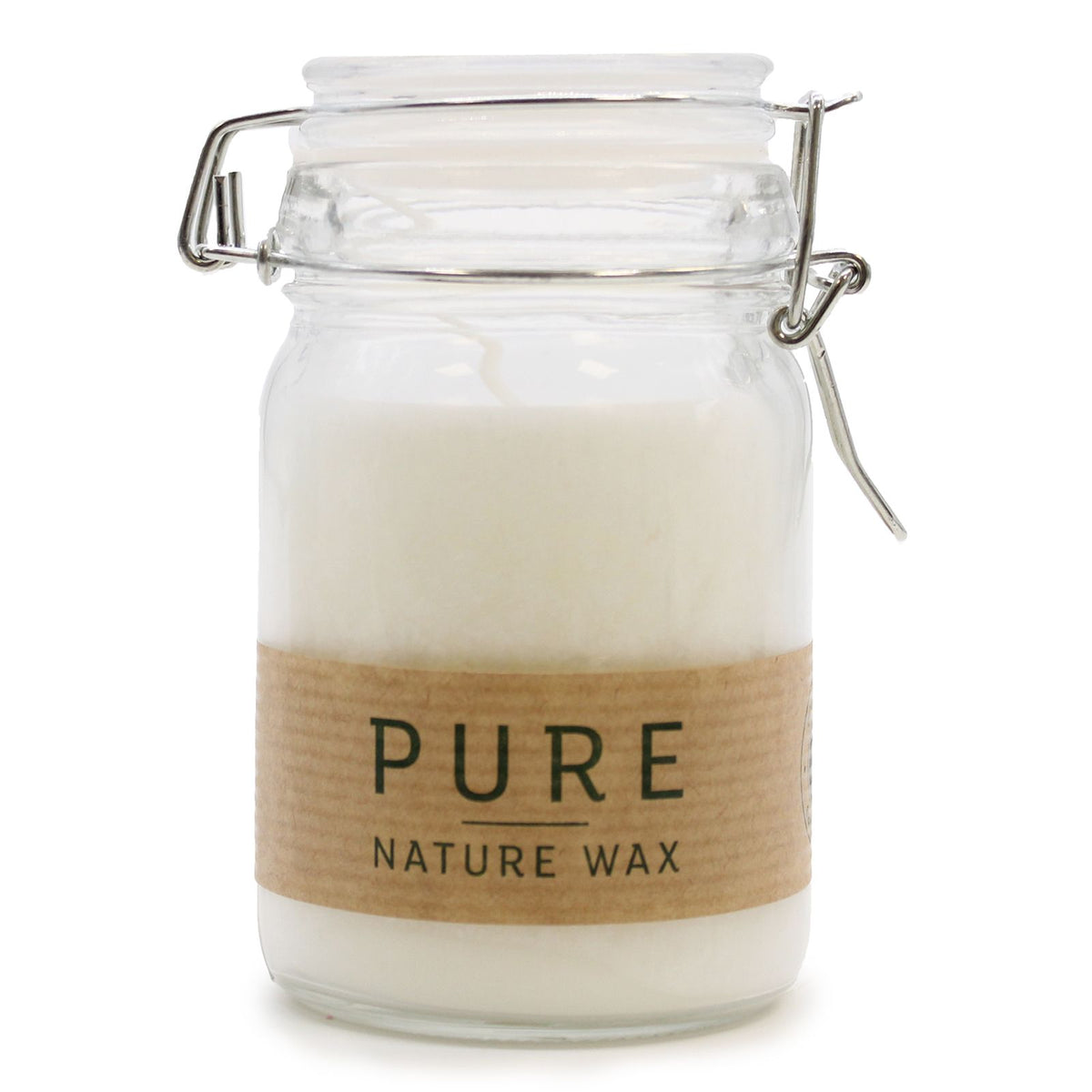 Pure Olive Wax Jar Candle – White | Natural Home Fragrance Gift