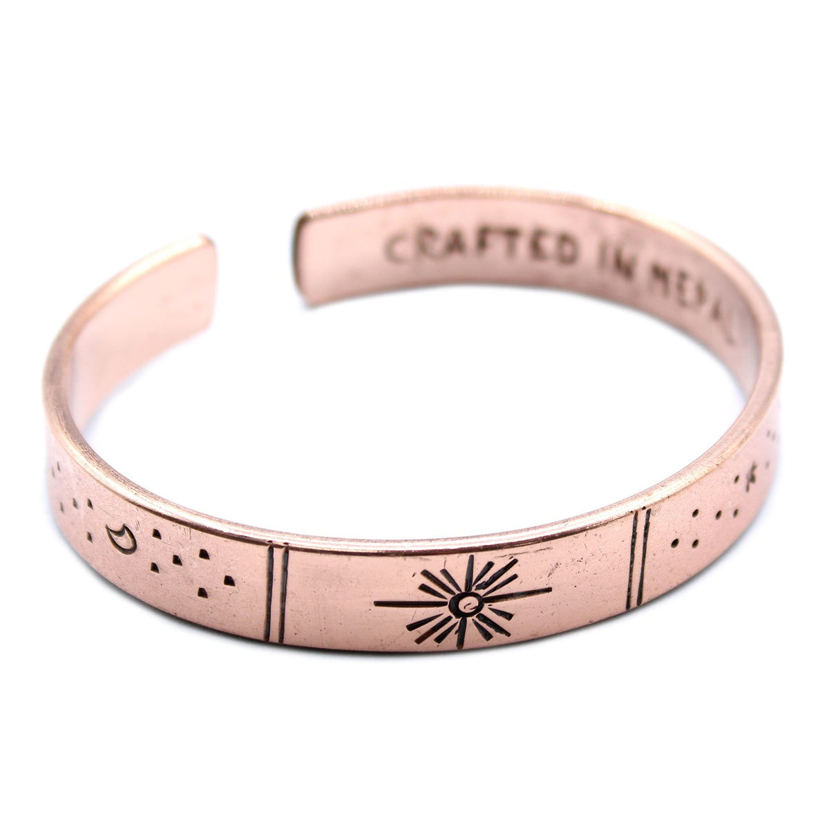 Copper Inspiration Bracelet — Galaxy Design | Handmade in Nepal