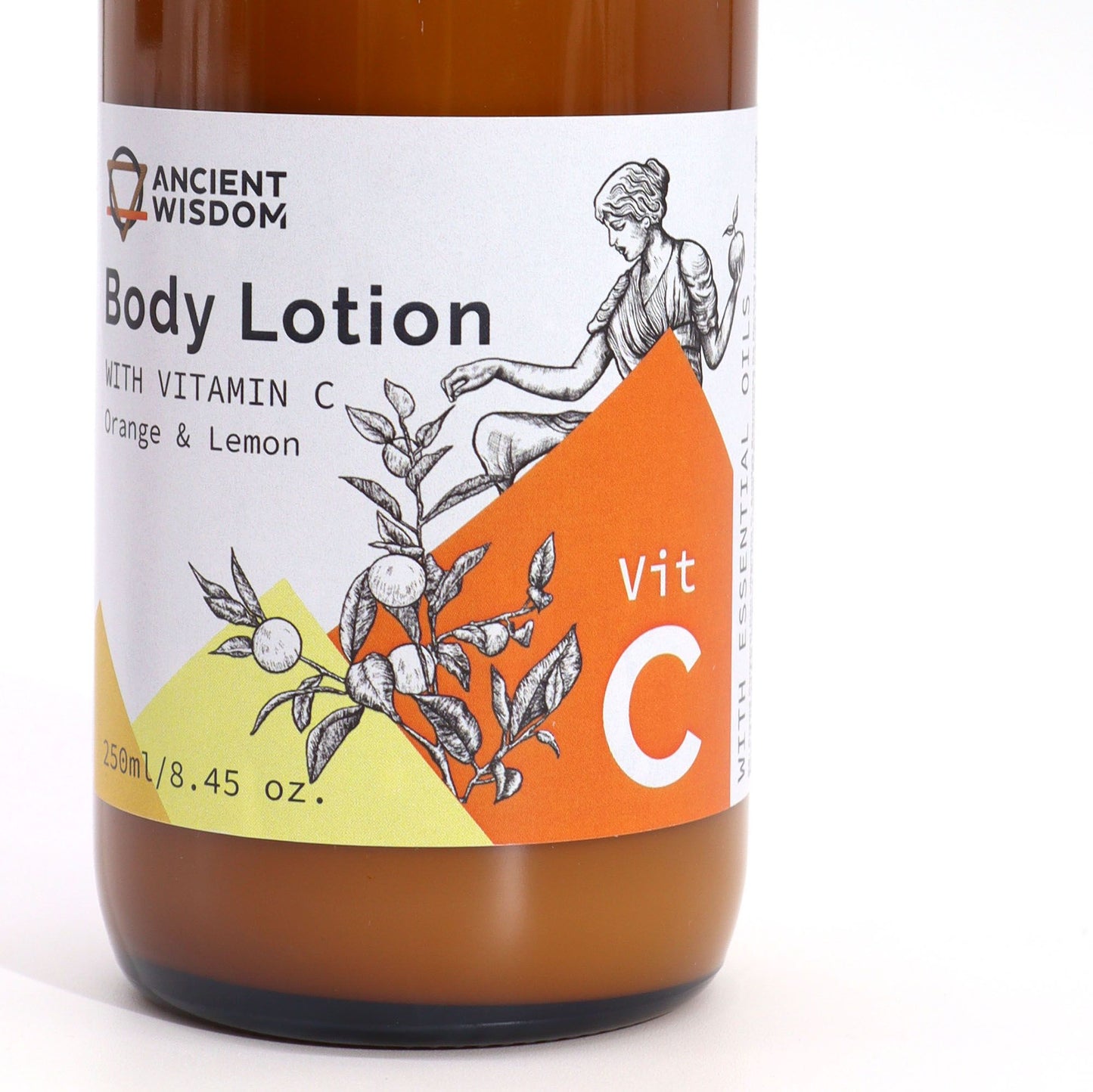 Goddess's Glow Vitamin C Body Lotion | Orange & Lemon | 250ml | Amber & Calm