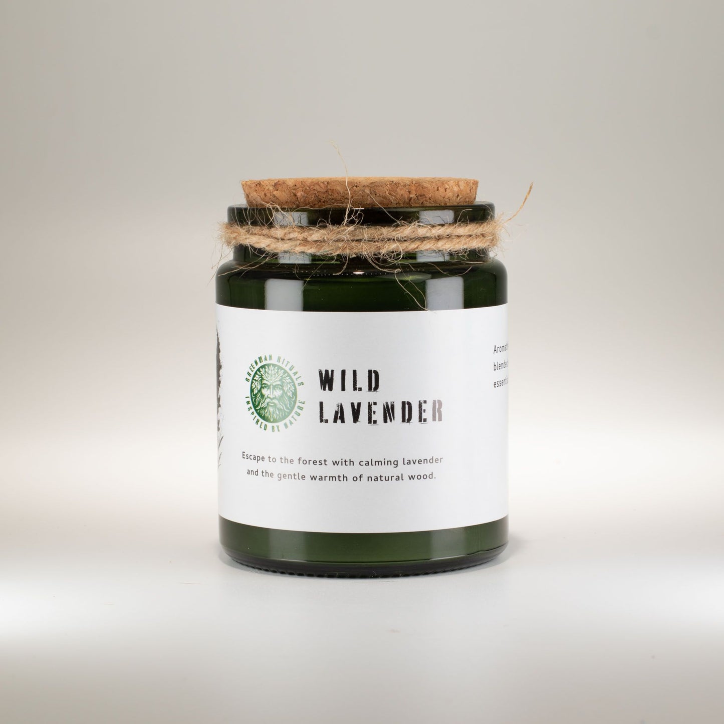 Wild Lavender Woodwick Soy Candle | Sage & Mintwood Calming Home Fragrance Gift