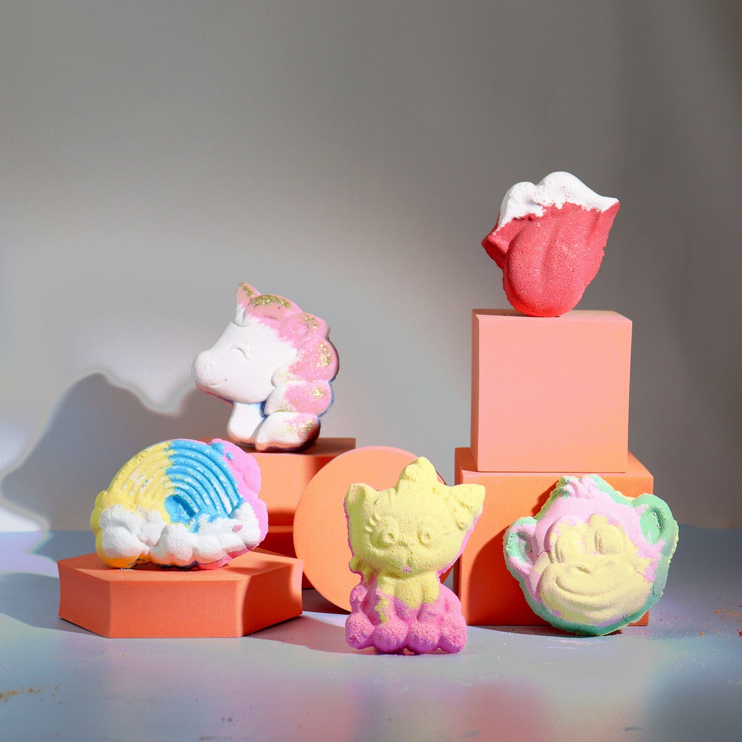 Cat Bath Bomb | Banana | 80g | Fun Vegan Gift for Cat Lovers | Handmade in UK | Stocking Filler