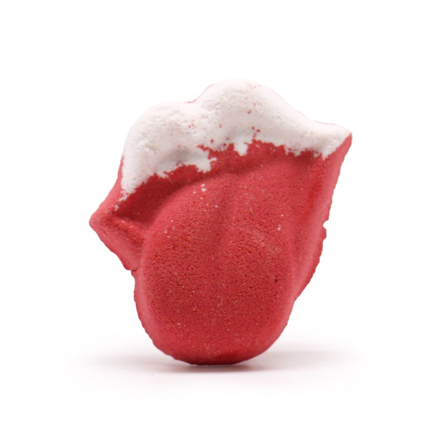 Lips Bath Bomb | Raspberry & Pomegranate | 60g | Vegan Fun Bath Gift | Handmade in UK | Stocking Filler