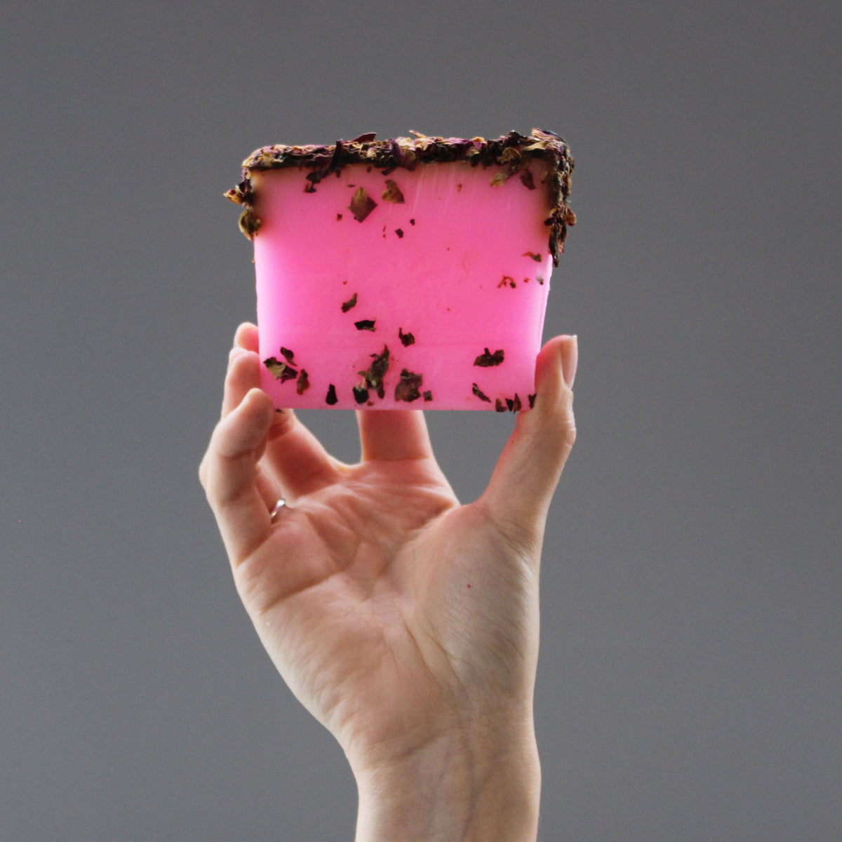 Rose & Rose Petal Artisan Soap Bars | Pack of 13 | Handmade Vegan Soap | Luxury Bathroom Gift