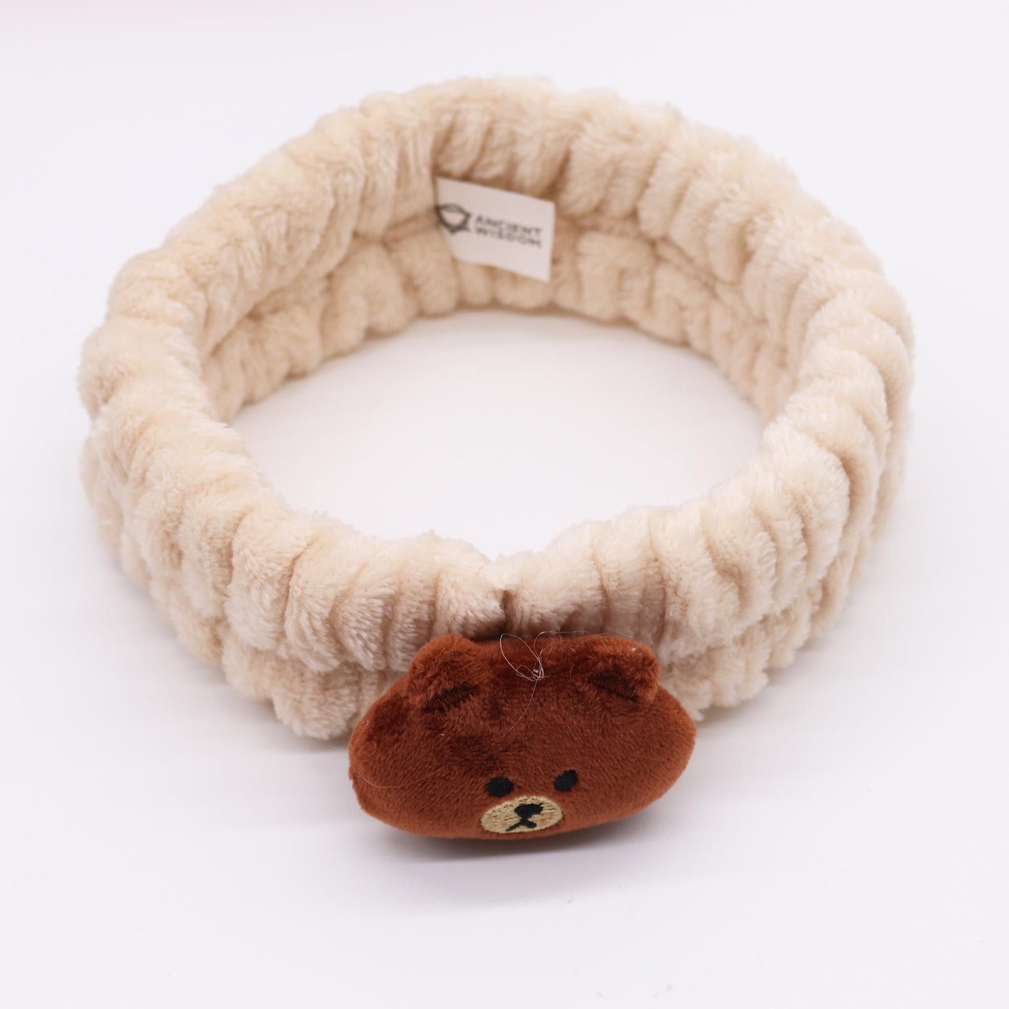 Cute Animal Makeup Headbands | Skincare Accessory Set of 5 | Soft Flannel | Amber & Calm