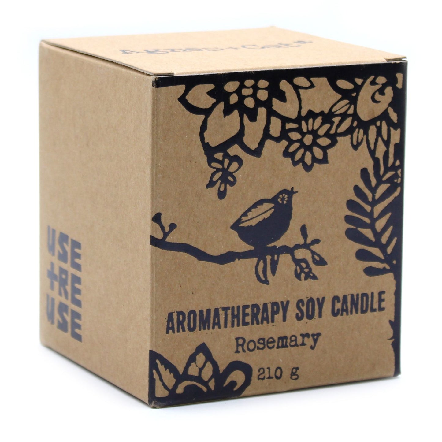 Rosemary Herb Garden Candle | Wooden Wick Home Fragrance Gift