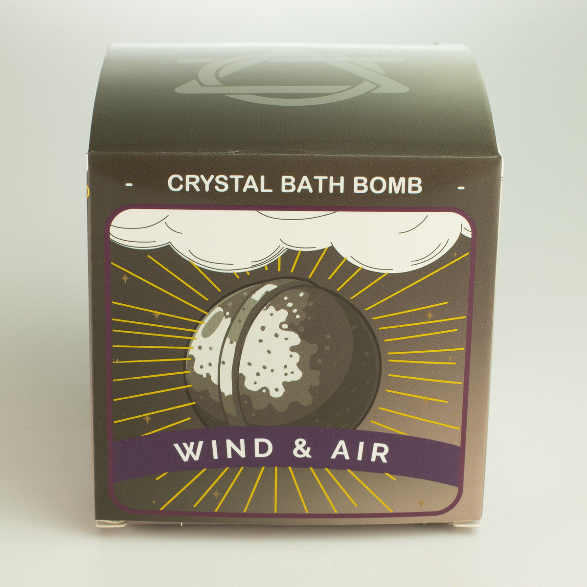 Crystal Bath Bomb | Air Element | Real Gemstone Inside | Handmade in the UK | Gift for Her