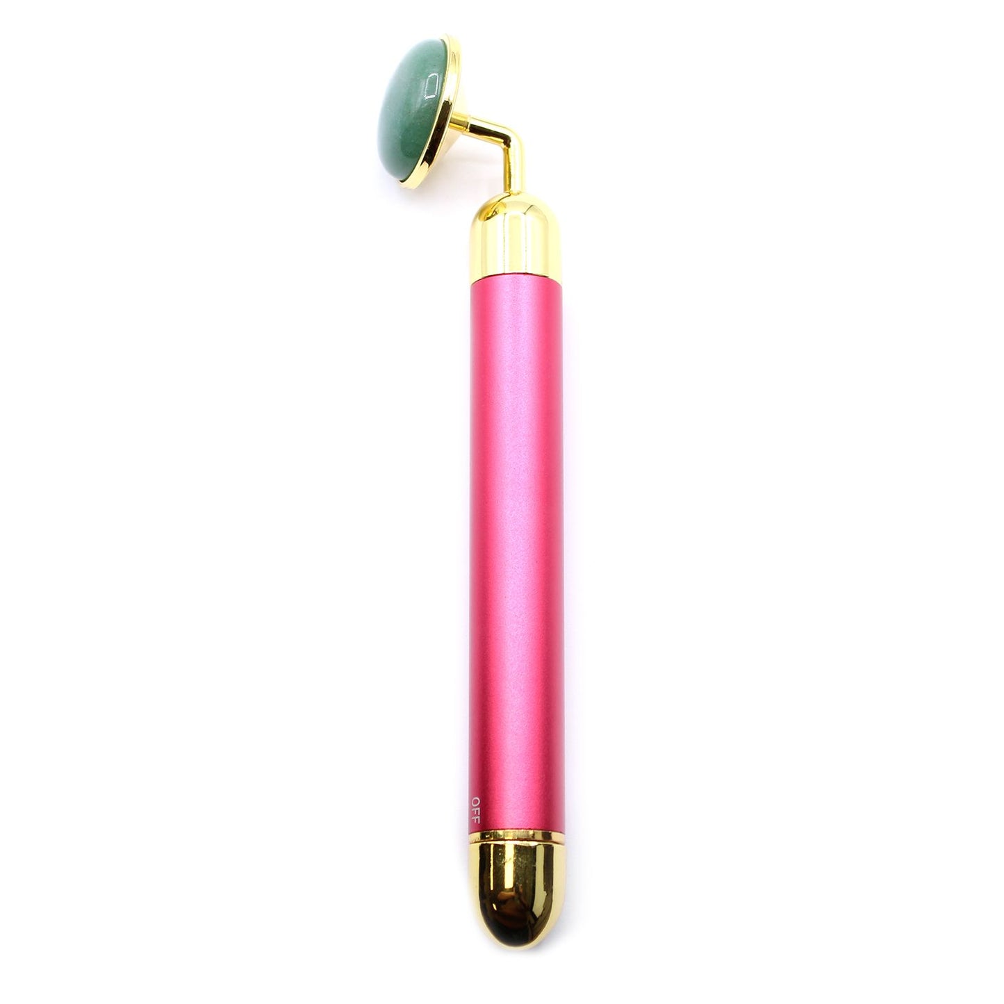 Jade Gemstone Vibration Pad | Facial Massage Tool | Wellness Skincare Gift | Amber & Calm