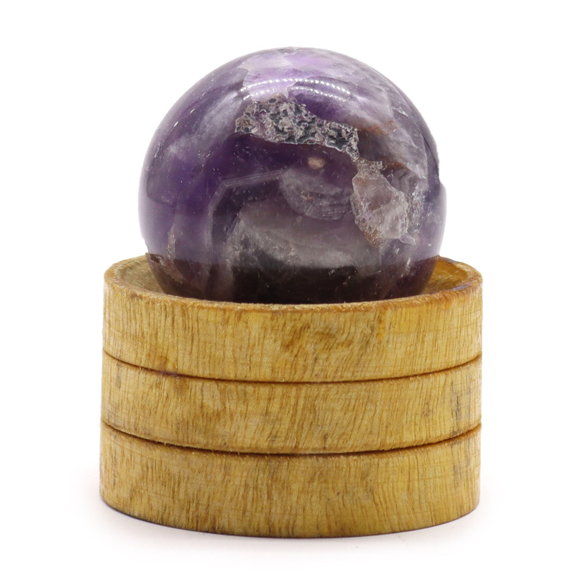 African Amethyst Crystal Sphere | 40mm | With Stand | Healing Crystal Gift