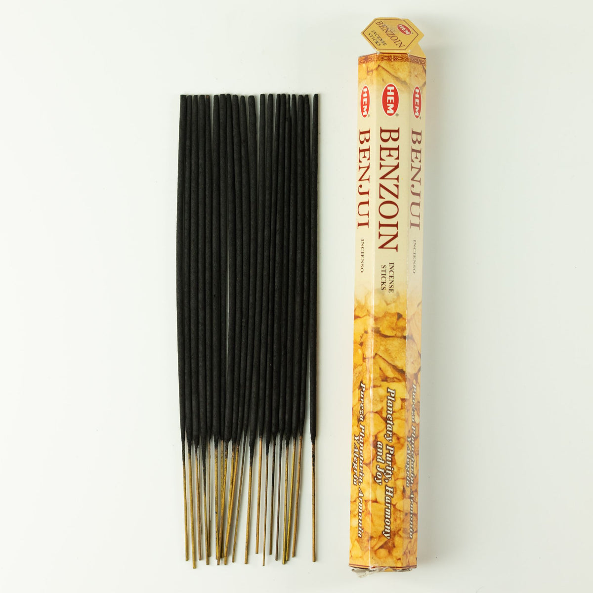 HEM Hexagonal Incense | Resin Collection | 6 Rich Scents | Sticks & Wooden Ash Catcher | Home Fragrance