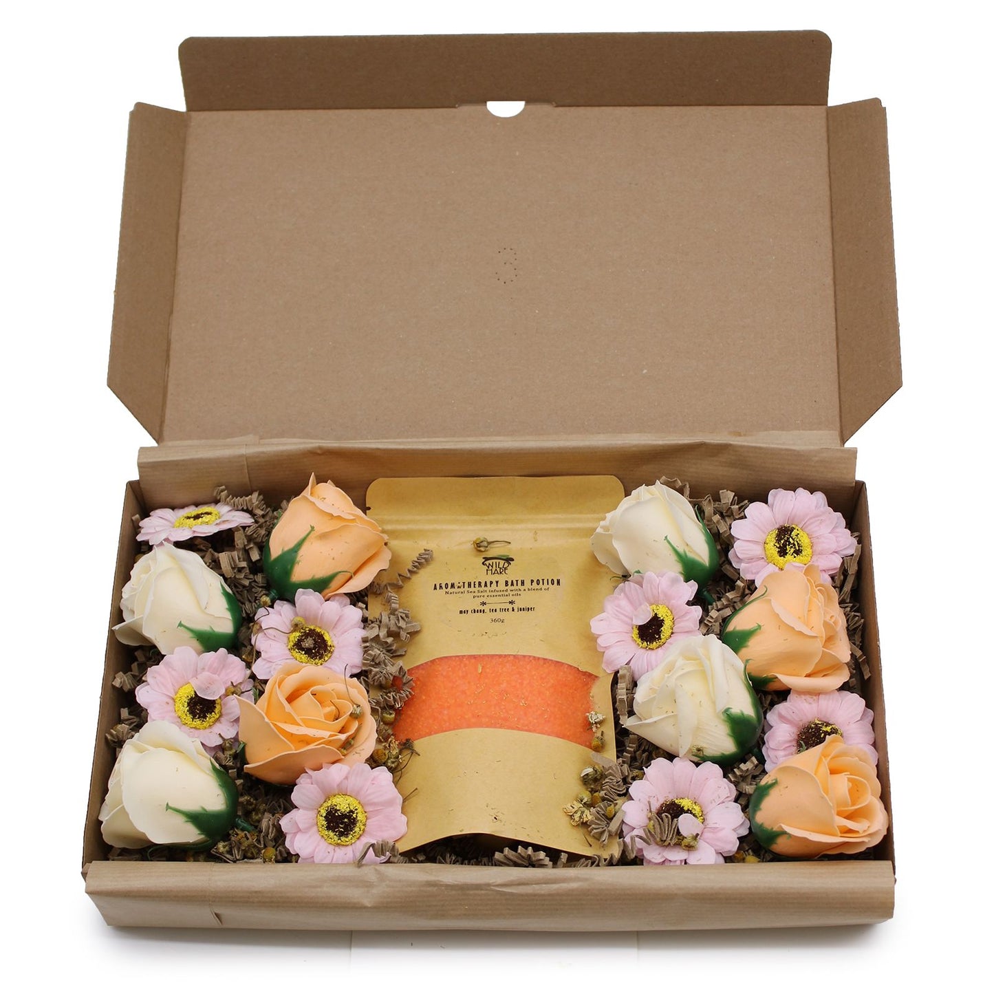 Total Detox Salt Soak Gift Set | May Chang, Tea Tree & Juniper | Luxury Cleansing Bath Gift