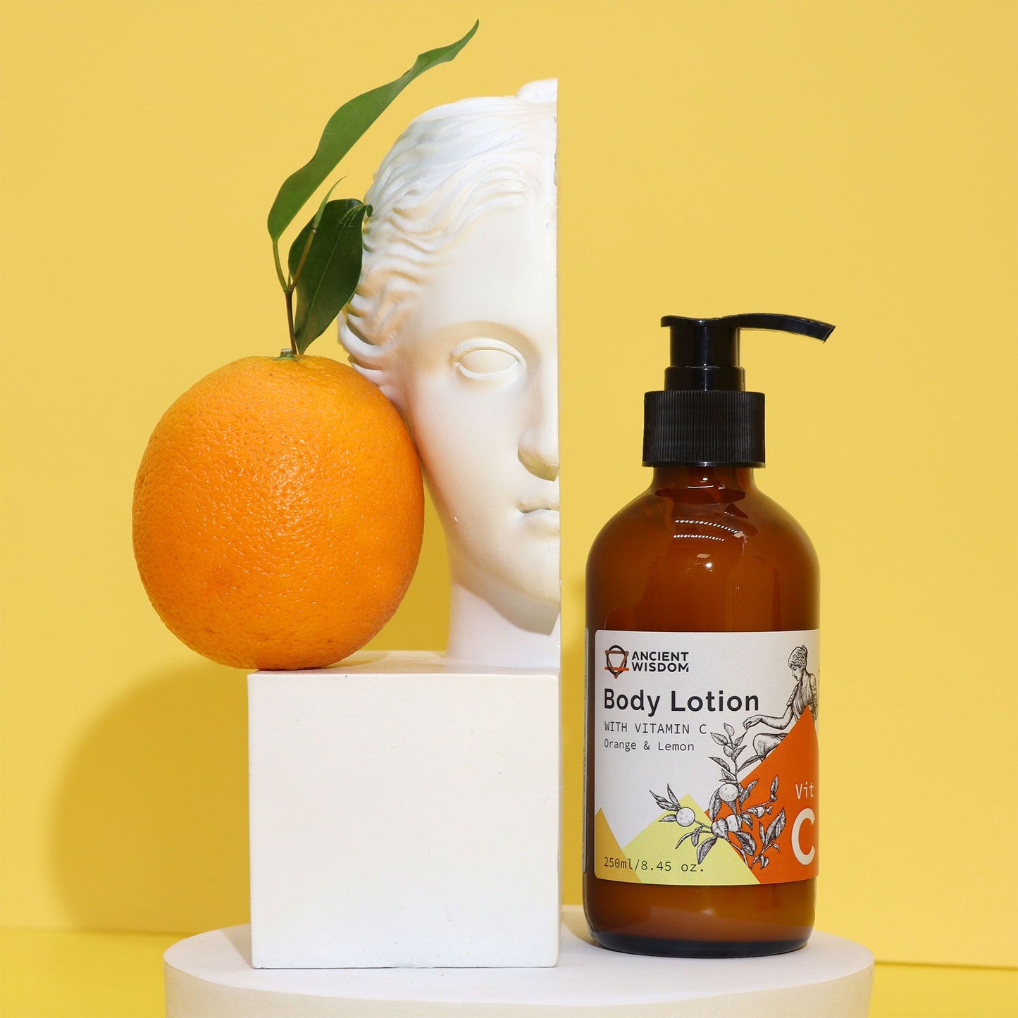 Goddess's Glow Vitamin C Body Lotion | Orange & Lemon | 250ml | Amber & Calm