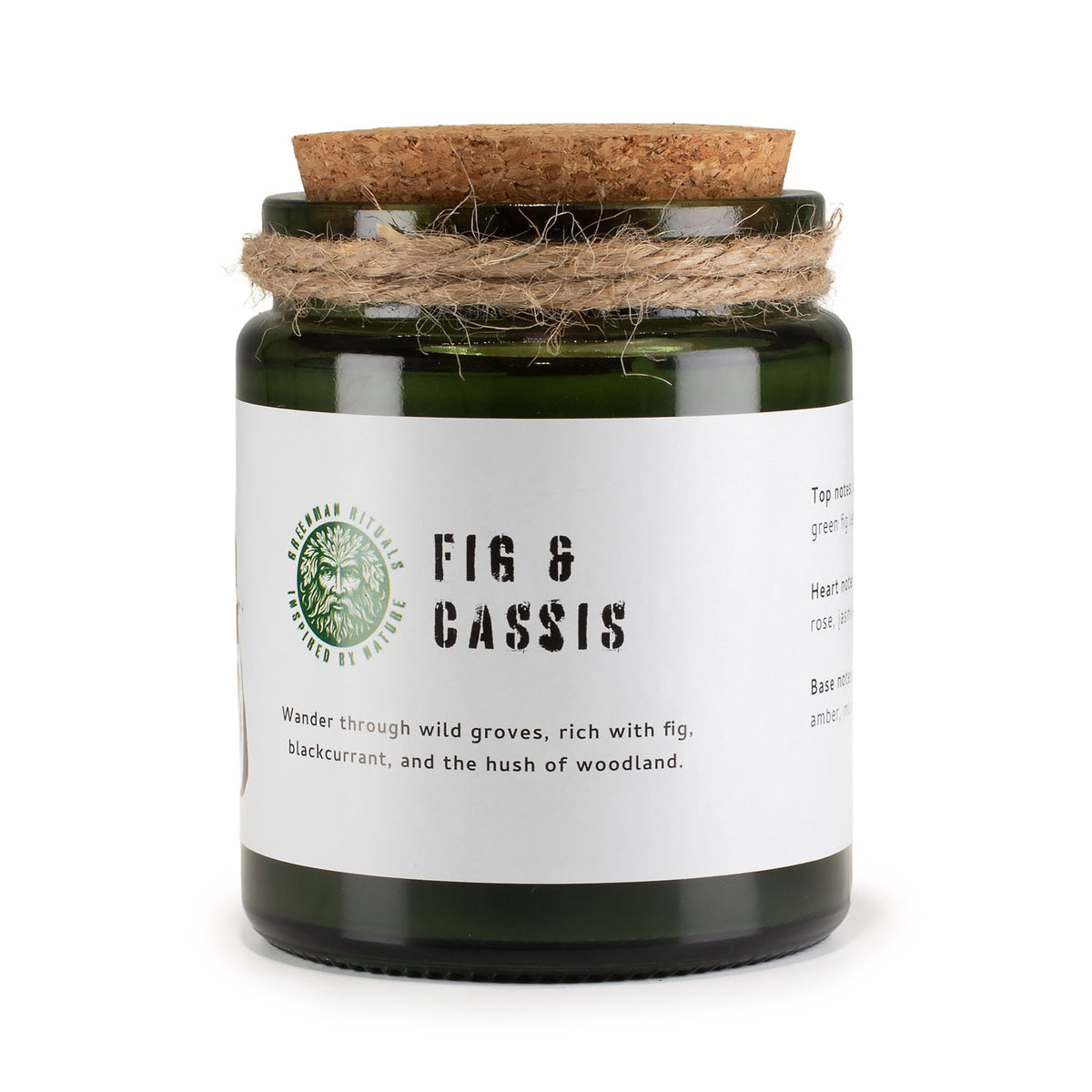 Fig & Cassis Woodwick Soy Candle | Sage & Mintwood Natural Home Fragrance Gift