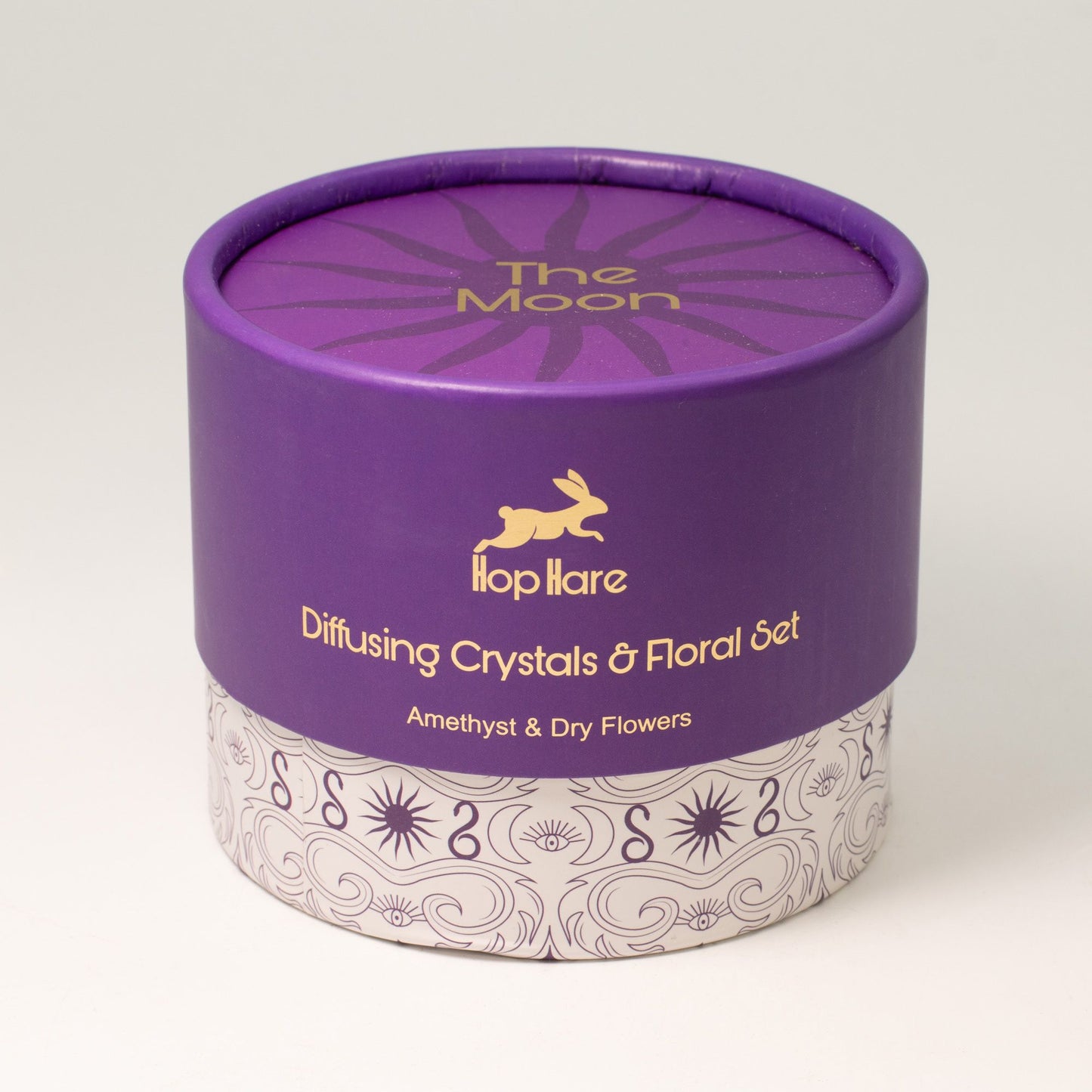 The Moon Tarot Crystal & Floral Diffuser Set | Sodalite Aromatherapy Gift