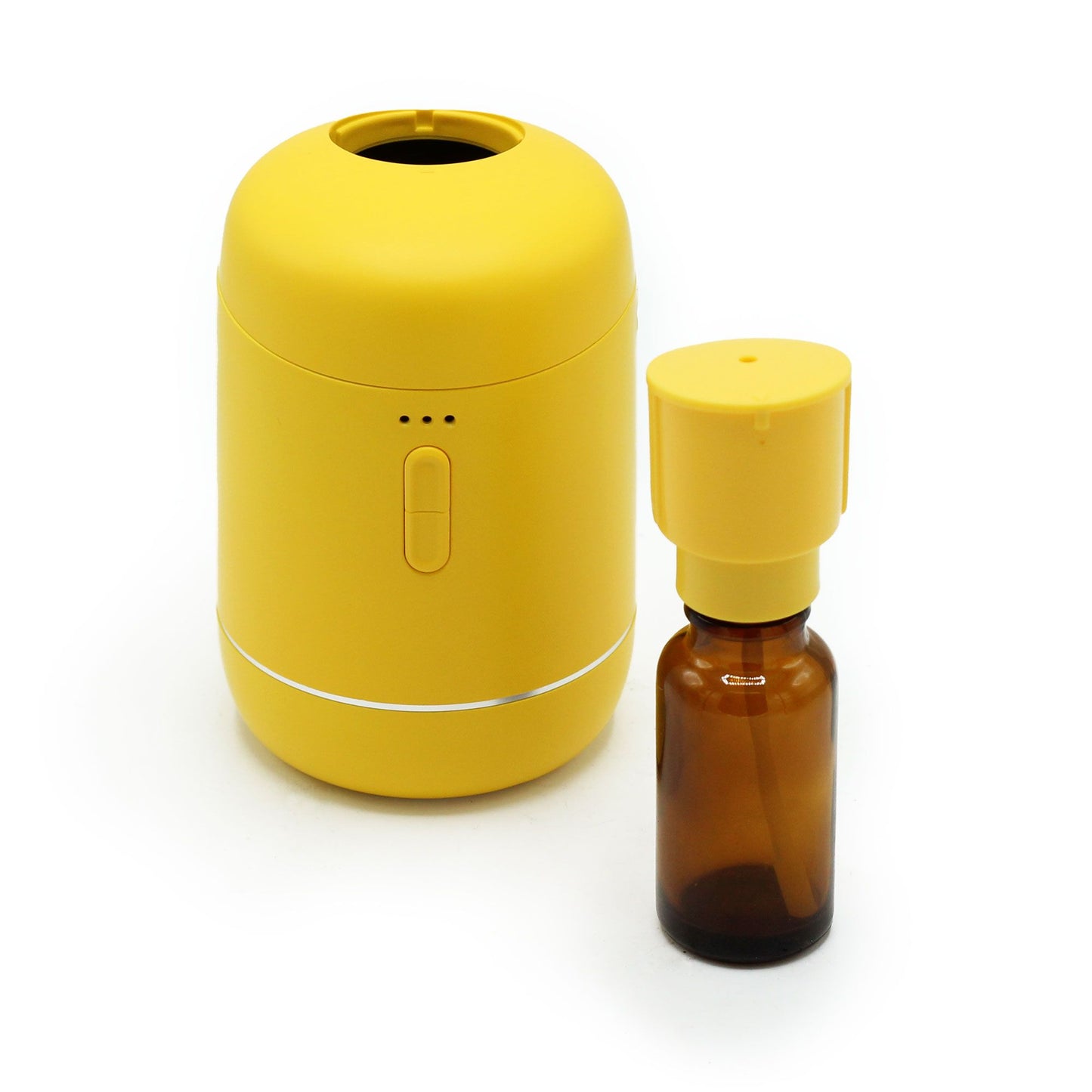 Yellow Rechargeable Essential Oil Diffuser | USB-C Waterless Nebuliser | Sunshine Gift