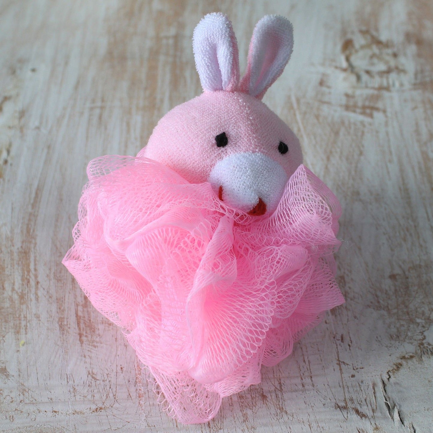 Cotton Animal Bath Scrunchie | Cute Novelty Body Scrubber | 27g | Amber & Calm