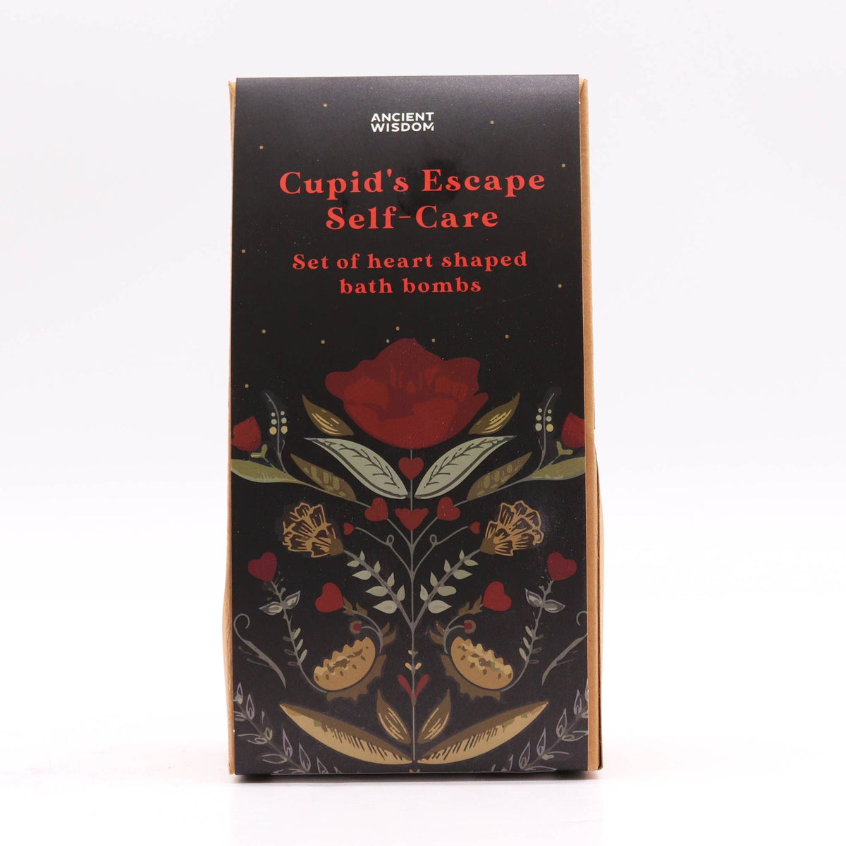 Cupid's Escape Self Care Bath Heart Gift Set | Romantic Valentine's Gift | Luxury Pamper Set