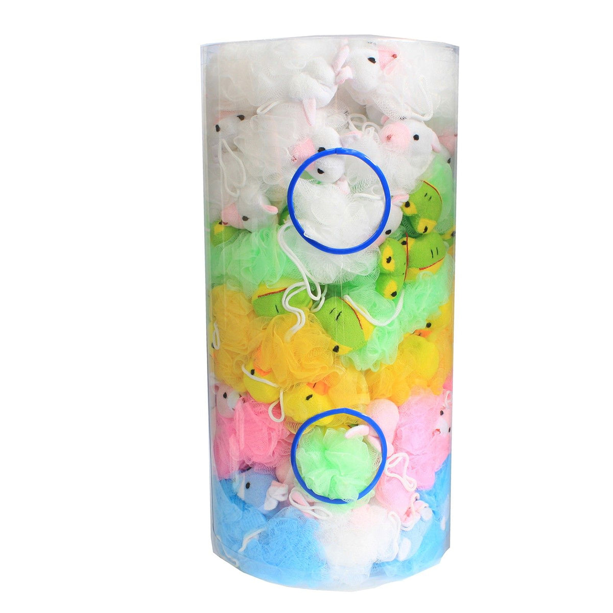 Cotton Animal Bath Scrunchie | Cute Novelty Body Scrubber | 27g | Amber & Calm