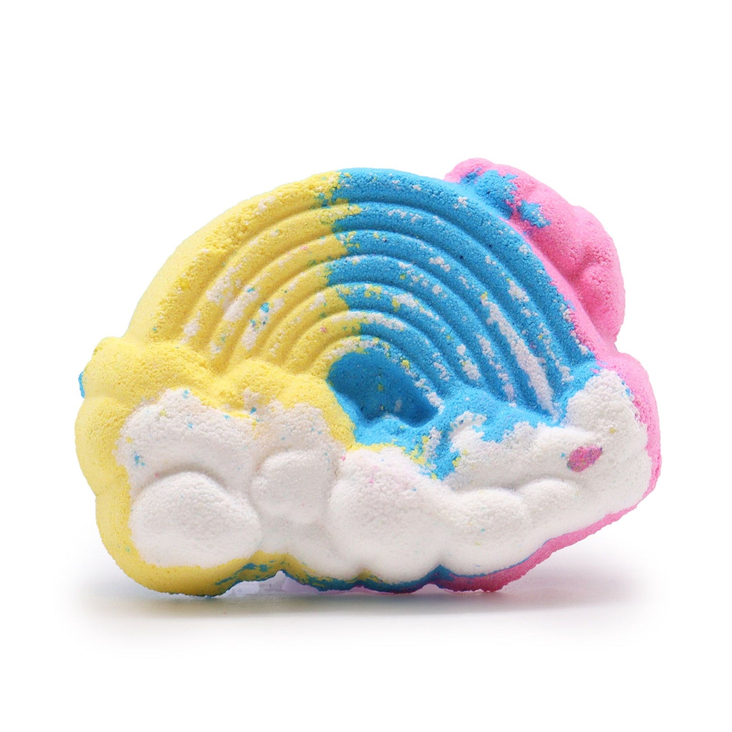 Cloud Bath Bomb | Mango | 95g | Fun Vegan Tropical Bath Gift | Handmade in UK | Stocking Filler