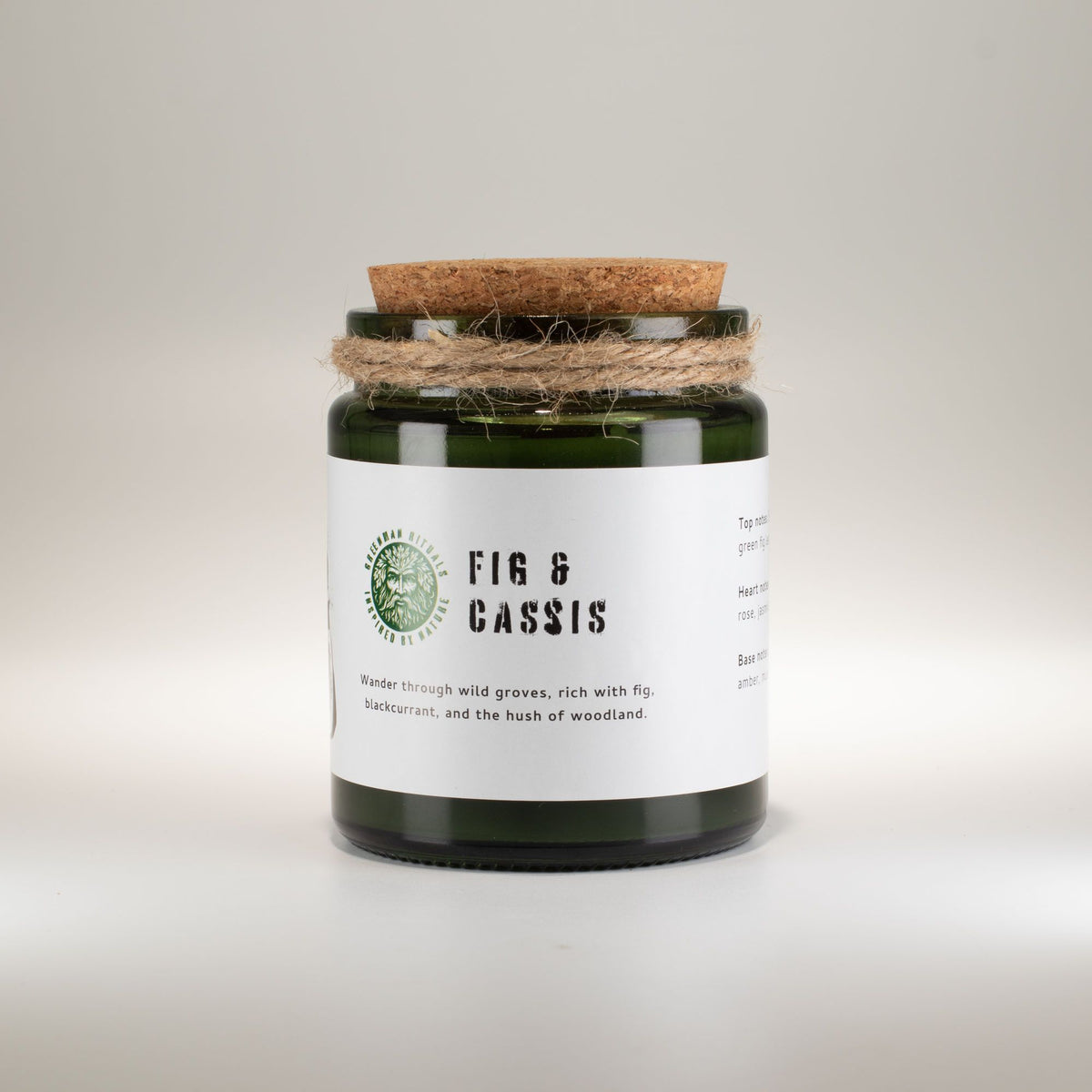 Fig & Cassis Woodwick Soy Candle | Sage & Mintwood Natural Home Fragrance Gift
