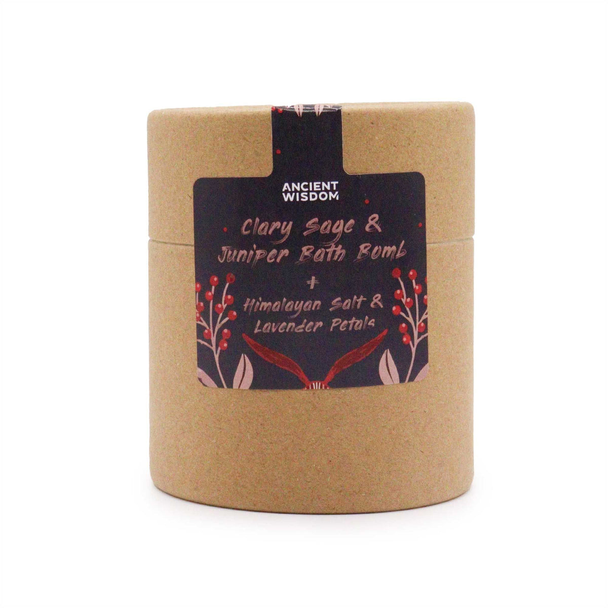 Enchanting Heart Heaven Aromatherapy Bath Set | Clary Sage & Juniper Bath Bomb | Himalayan Salt | Lavender Petals | Vegan Gift