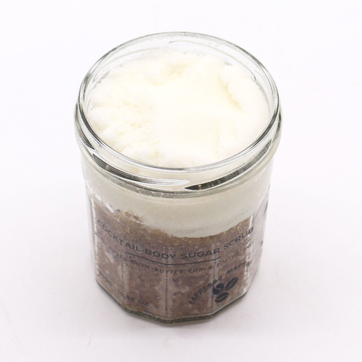 Espresso Martini Fragranced Sugar Body Scrub | 300g | Vegan Exfoliating Coffee Skin Gift | Plastic Free