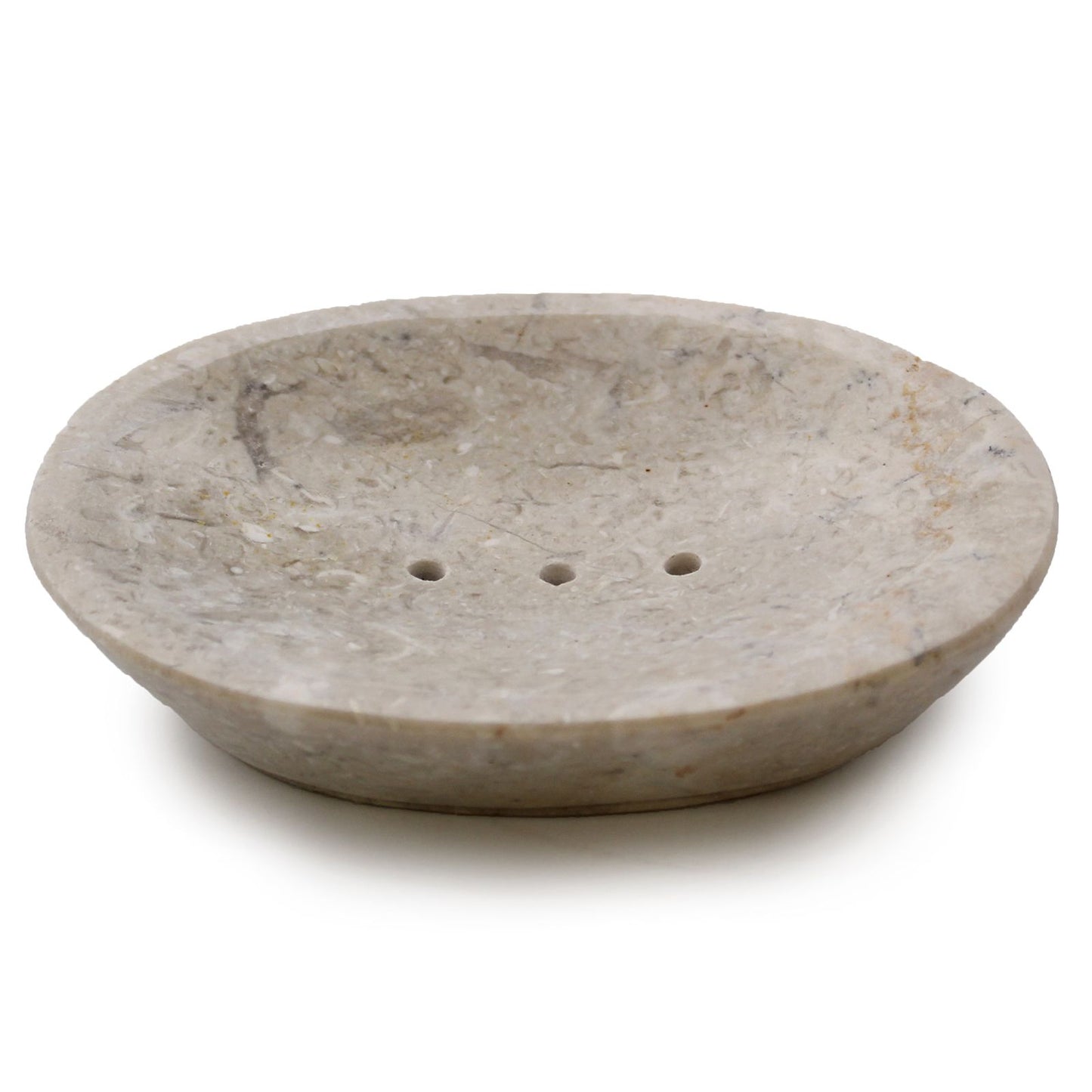 Classic Oval Cream Marble Soap Dish | Natural Stone | Luxury Bathroom Accessory | Artisan Home Gift