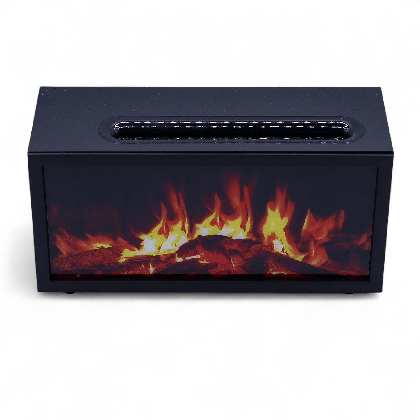 Flame Effect Aroma Diffuser with Bird Sound | Colour Changing USB Humidifier Gift