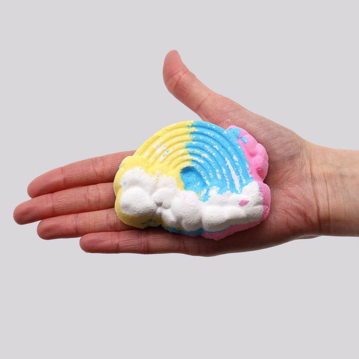 Cloud Bath Bomb | Mango | 95g | Fun Vegan Tropical Bath Gift | Handmade in UK | Stocking Filler