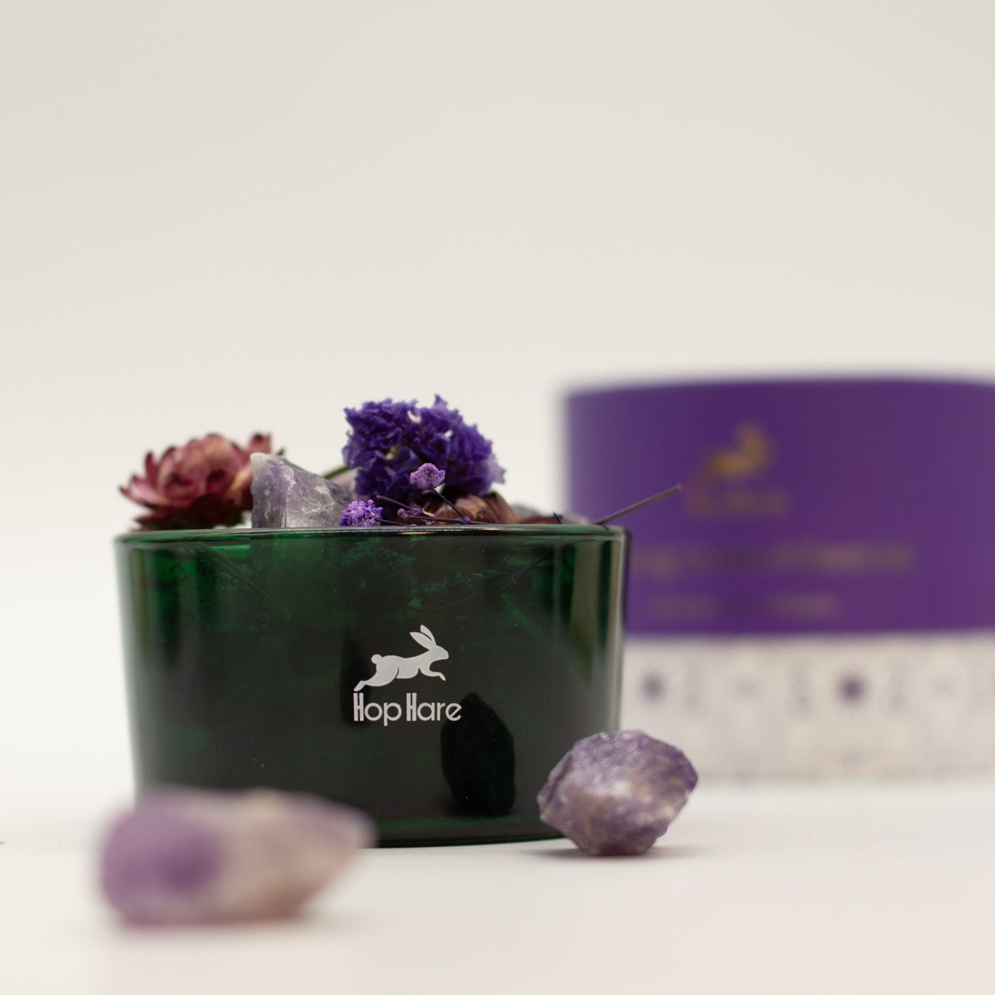 The Moon Tarot Crystal & Floral Diffuser Set | Sodalite Aromatherapy Gift