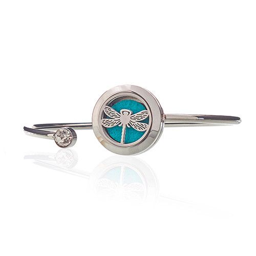 Dragonfly Aromatherapy Crystal Bracelet | Essential Oil Diffuser Jewellery Gift