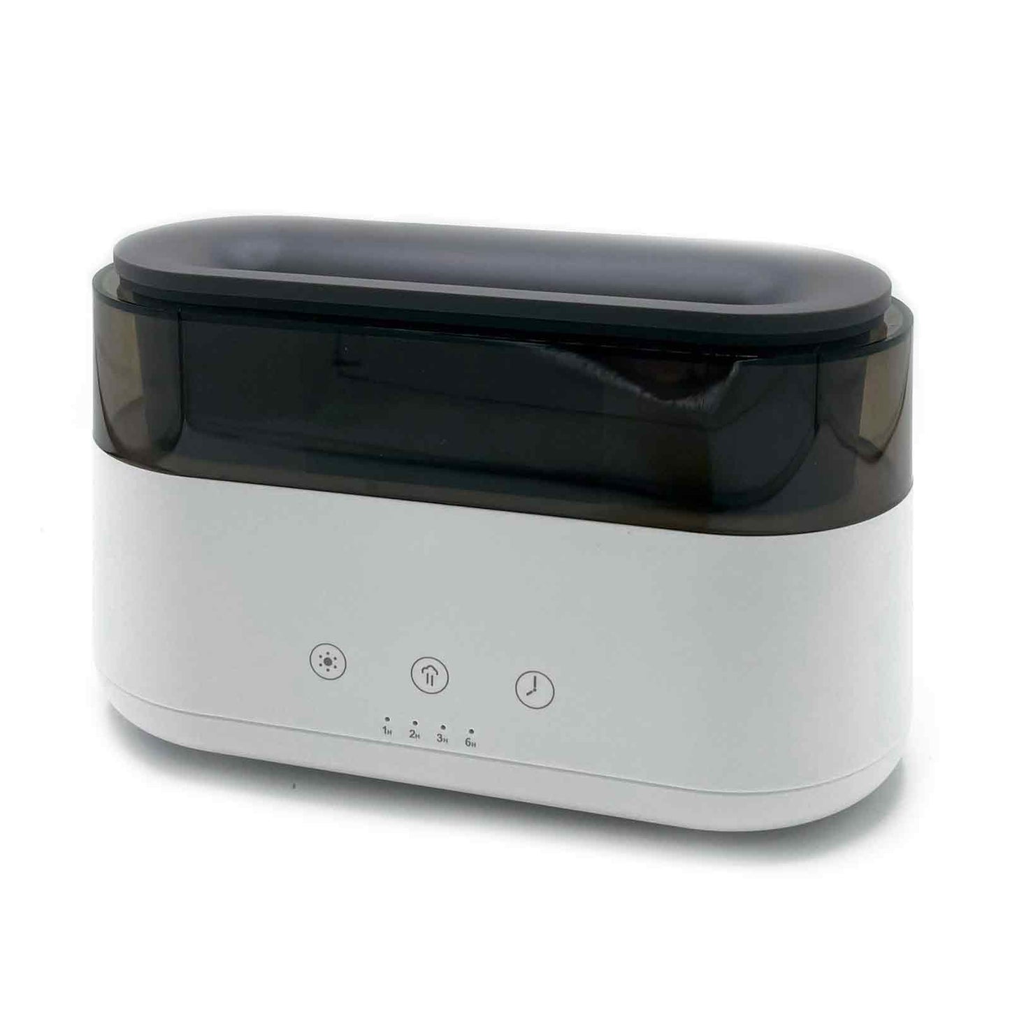 Modern LED Clock Aroma Diffuser | USB-C | Flame Effect | Home Wellness Gift