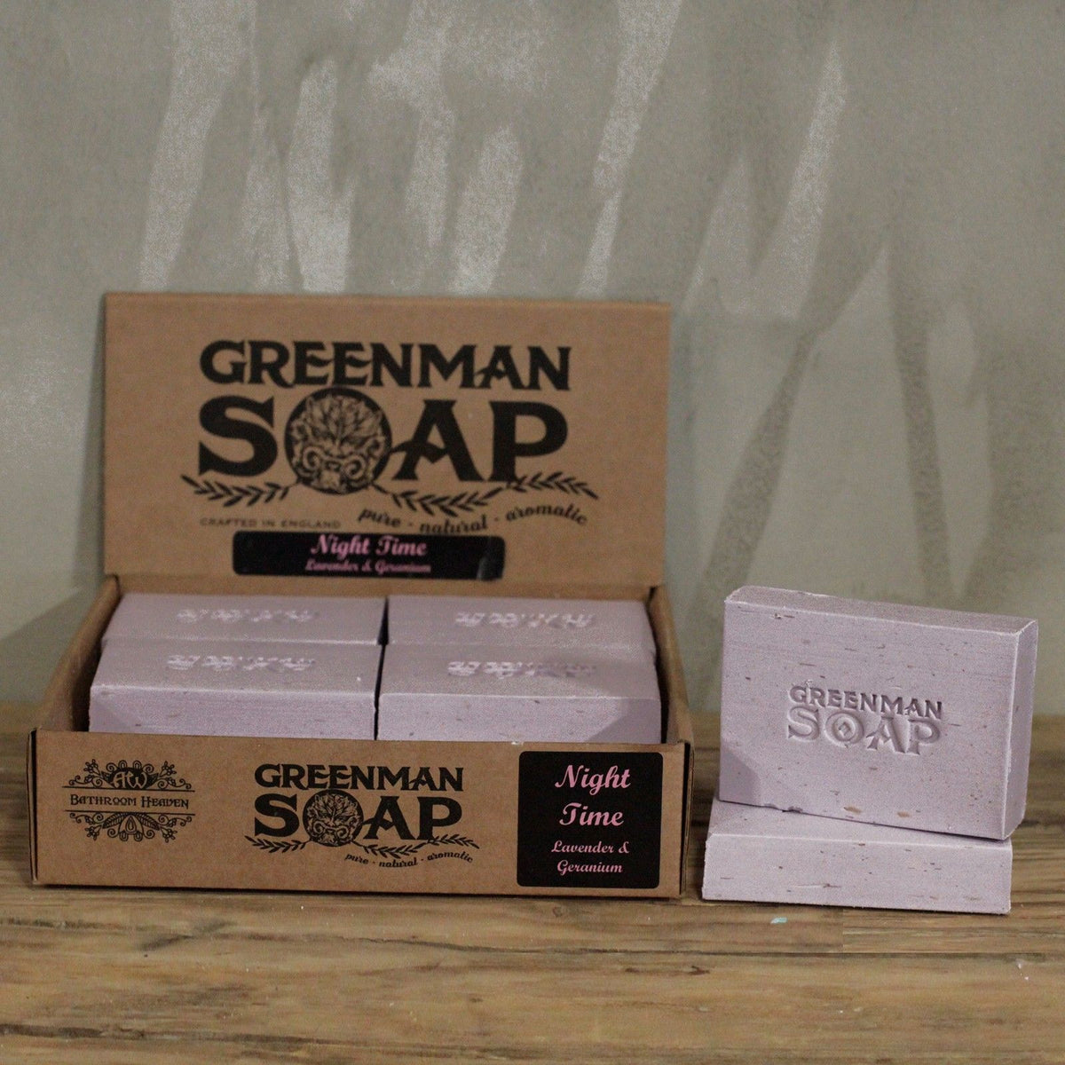 Lavender & Geranium Handmade Soap Slice 100g | Natural Botanical | SLS Free Wellness Gift