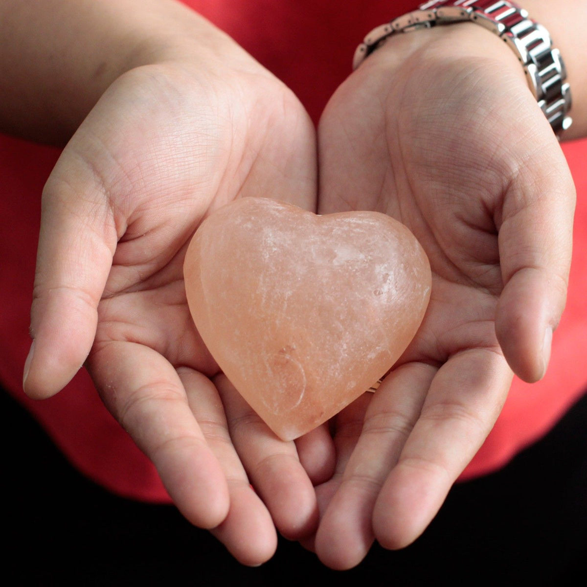 Himalayan Salt Deodorant Stones | Set of 3 Heart Shaped | Natural Mineral Deodorant | Chemical-Free | Unisex
