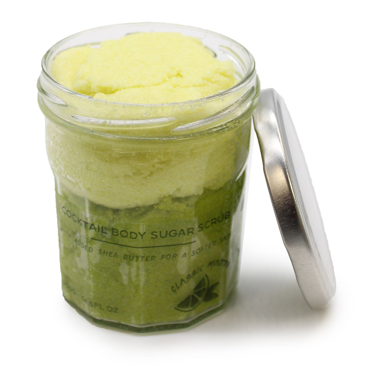 Classic Mojito Fragranced Sugar Body Scrub | 300g | Vegan Exfoliating Fresh Mint Skin Gift | Plastic Free