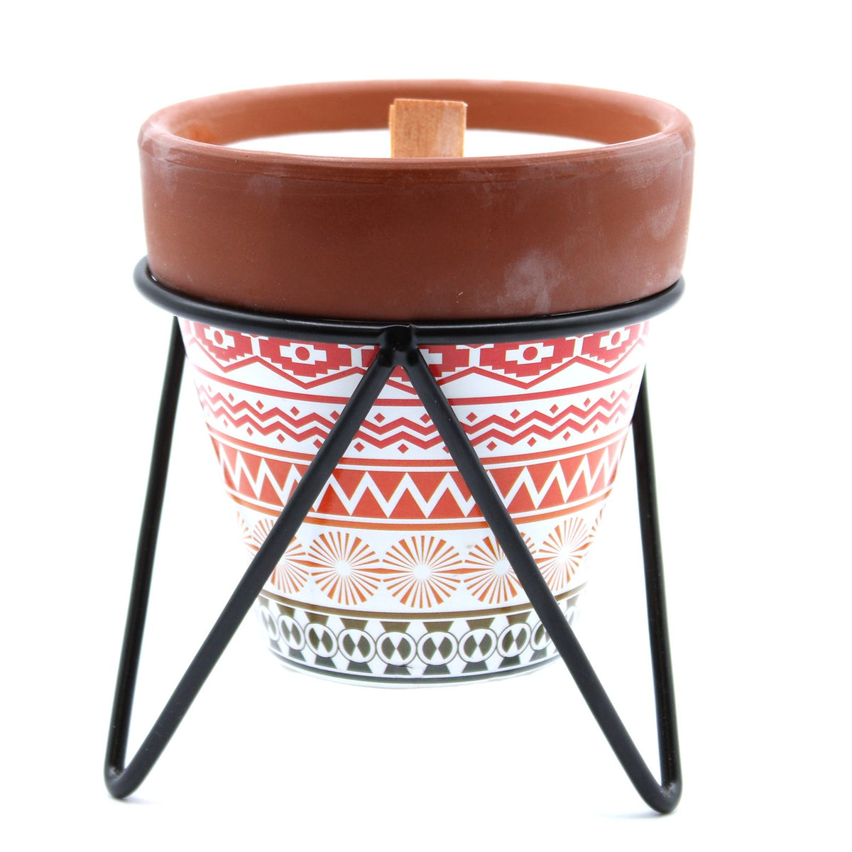 Mint Herb Garden Candle | Wooden Wick Home Fragrance Gift