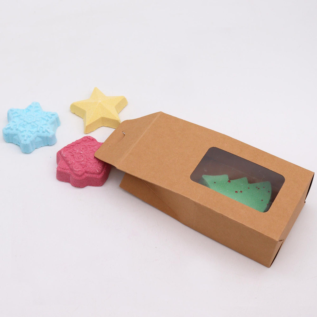 Christmas Wish List Bath Bomb Gift Pack | 4 Festive Scents | Luxury Christmas Gift