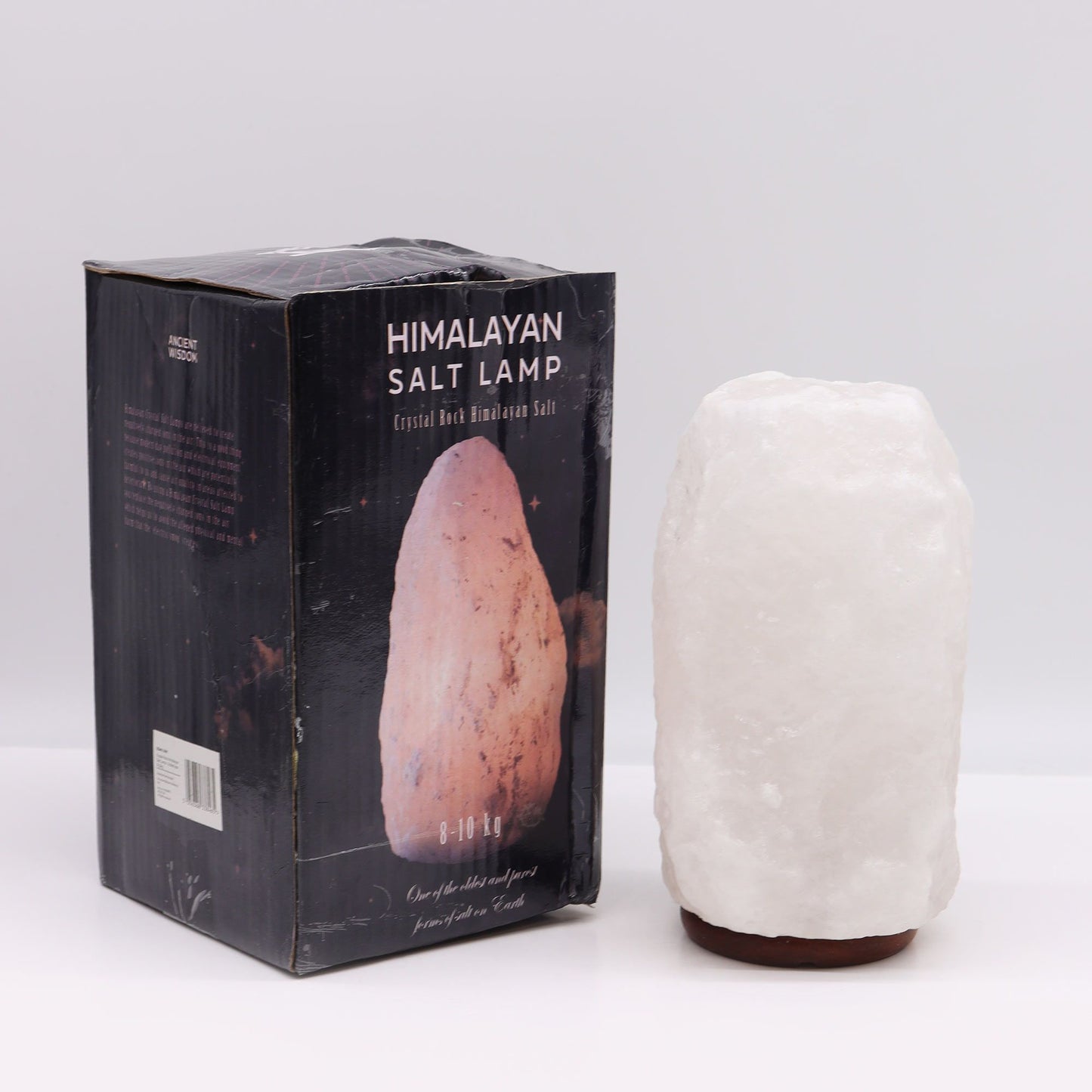 Crystal Rock Himalayan Salt Lamp | 8-10kg | Natural Air Purifier | Wellness Home Gift