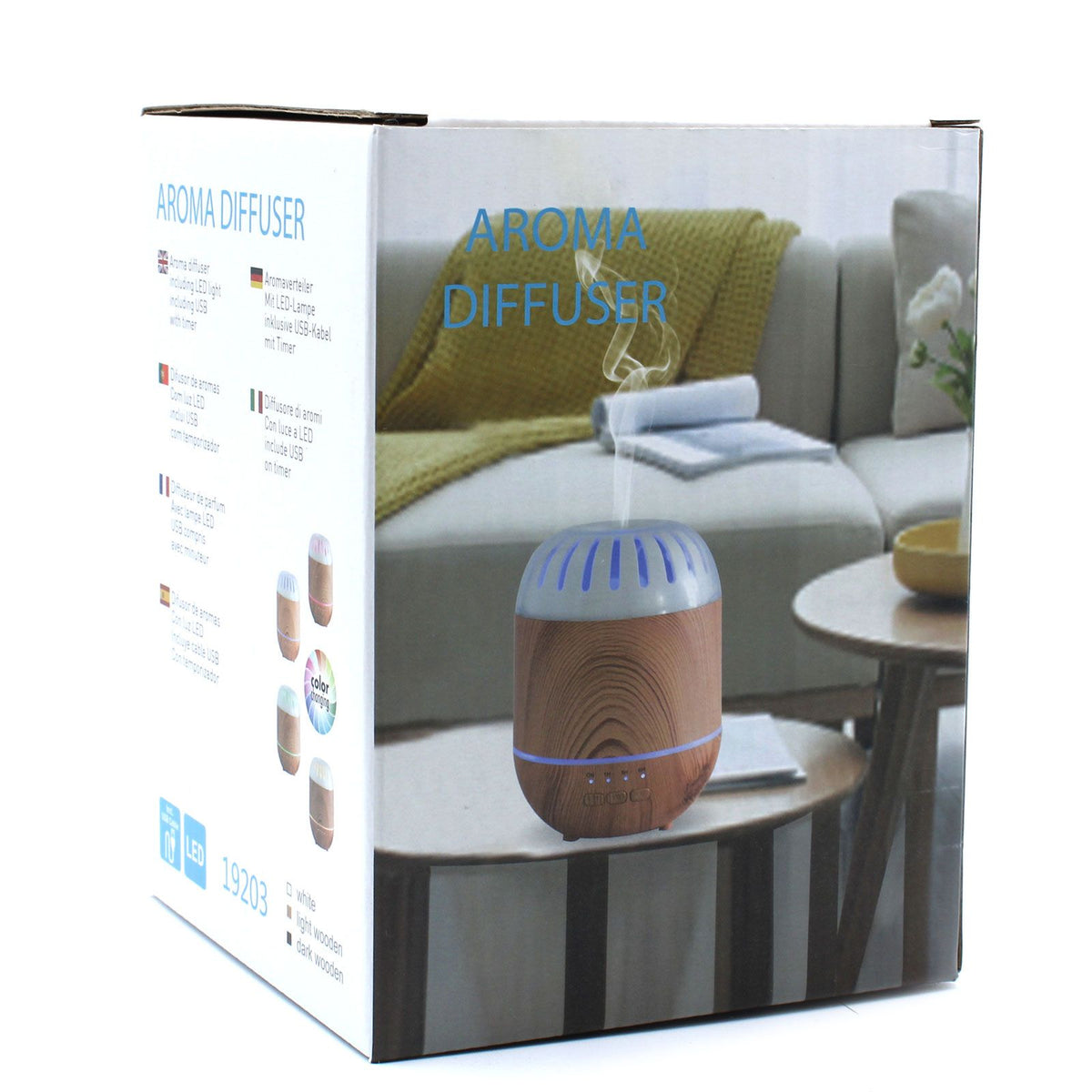 Copenhagen Aroma Atomiser | USB | Colour Change | Timer | Aromatherapy Home Gift