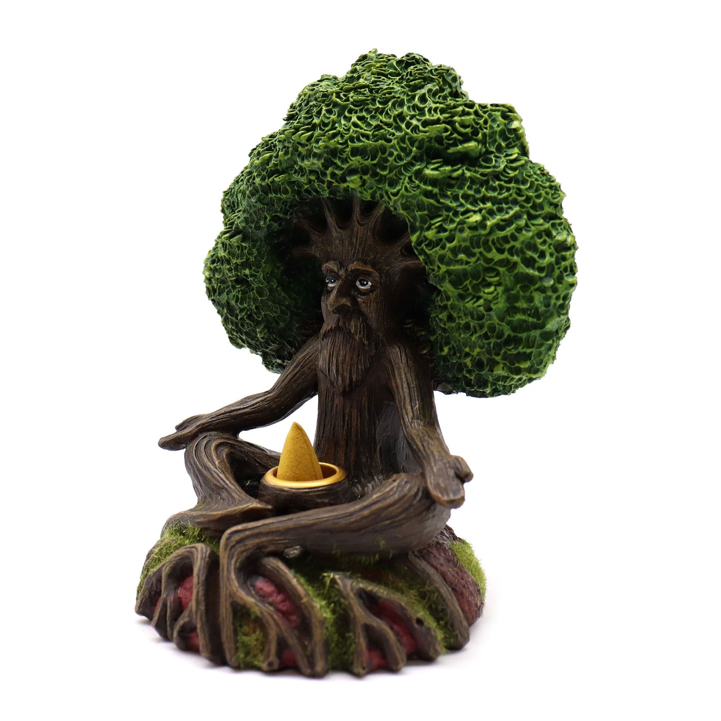 Wise Old Tree Man Backflow Incense Burner | Forest Spirit | Gothic Home Décor Gift