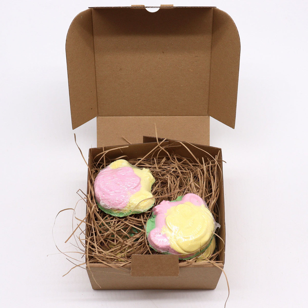 Monkey Bath Bomb | Guava & Strawberry | 90g | Fun Vegan Kids Bath Gift | Handmade in UK | Stocking Filler