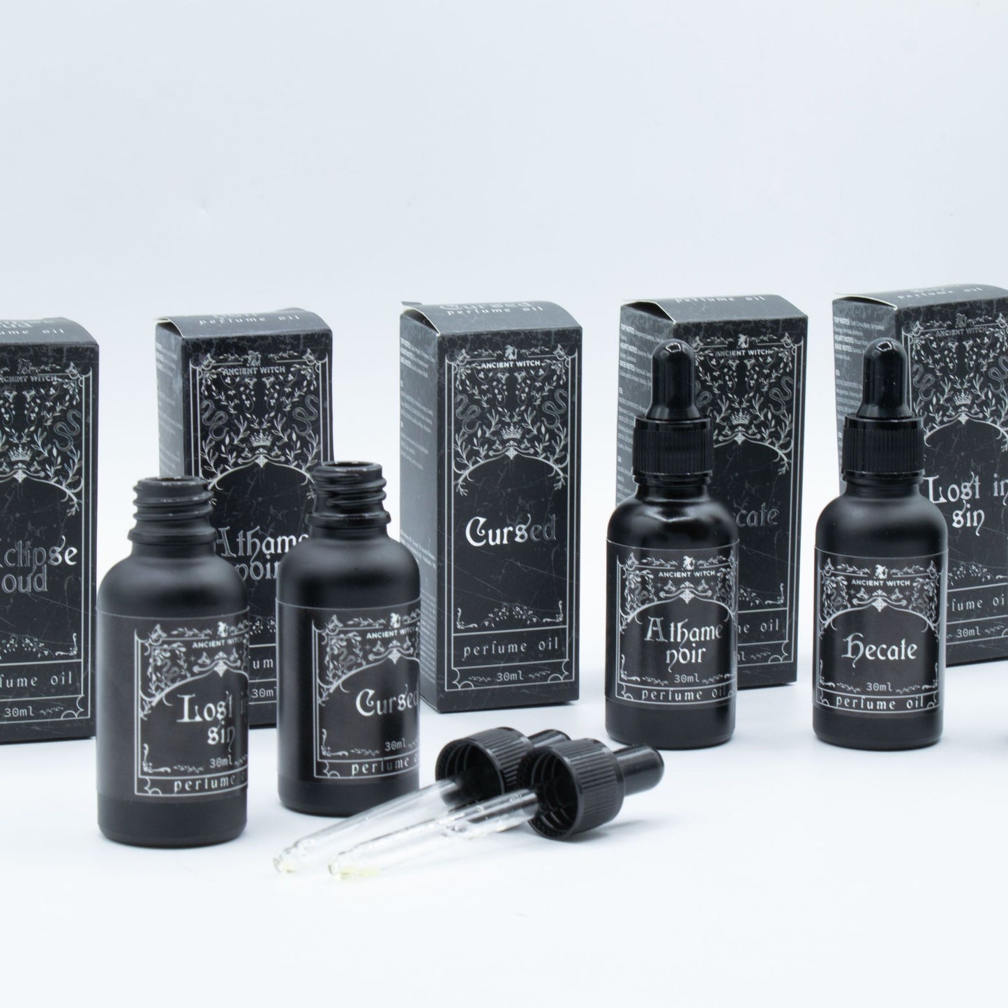Ancient Witch Cursed Perfume Oil | Dark Spicy Fragrance | Black Pepper & Amber