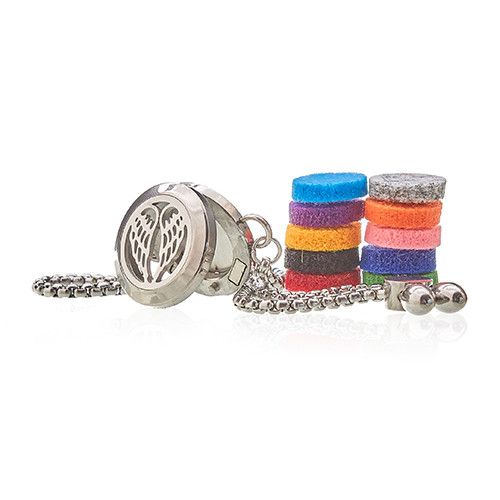 Angel Wings Aromatherapy Chain Bracelet – Essential Oil Diffuser Jewellery